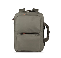 Premium Business 17'' Multiple Compartments 3 Way Use Convertible Laptop Backpack Messenger Laptop Bag