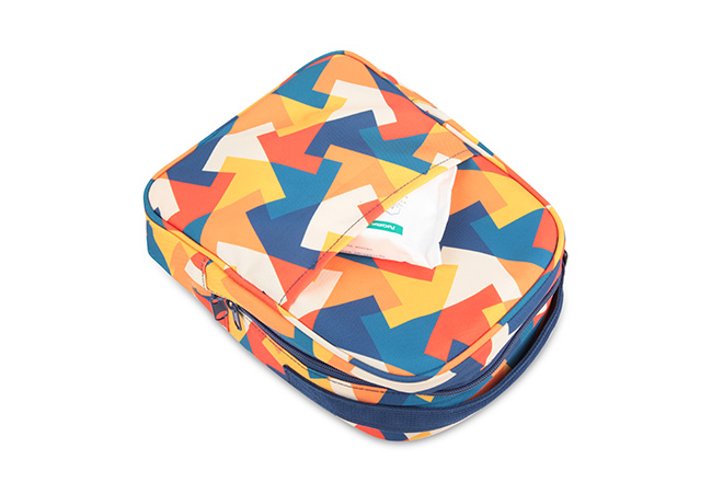 lunch box with bottle attached
