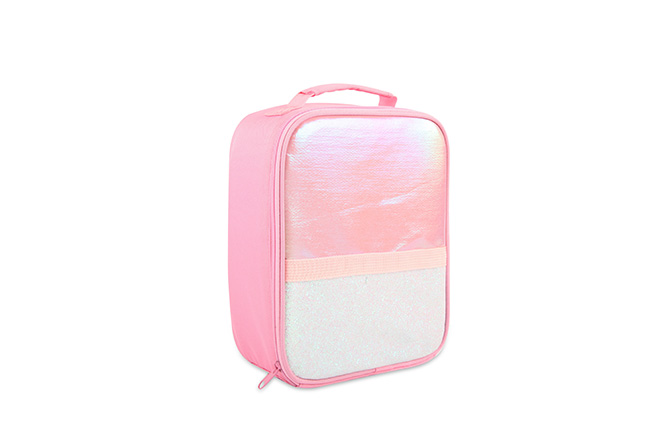 lunch box with side drink holder