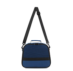 Women's Medium Size Corss Body Lunch Bag Color Blue