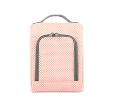 Girl's Small Size Square Lunch Bag Color Pink