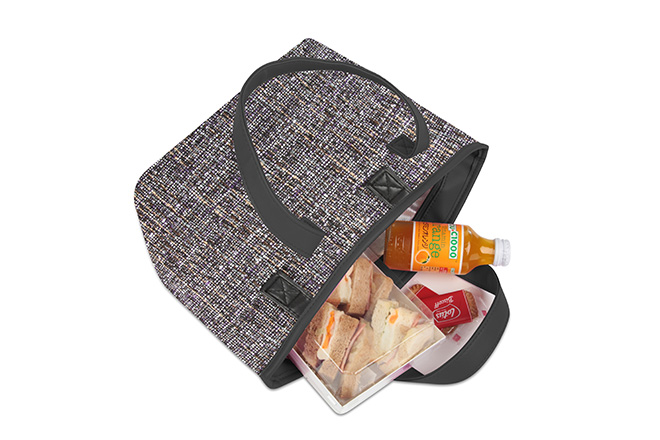 lunch box with drink holder
