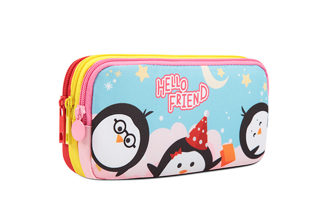 triple zip pencil case