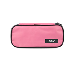 Multiple Compartments Rectangular Pencil Case With Triple Zipper Pockets