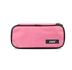 Multiple Compartments Rectangular Pencil Case With Triple Zipper Pockets