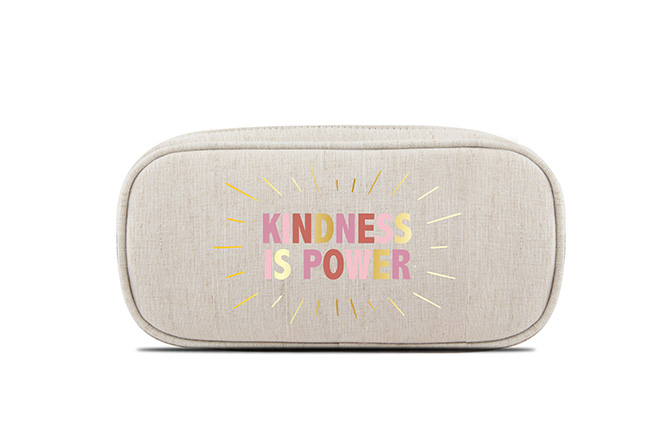 Single Compartment Linen Rectangular Pencil Case