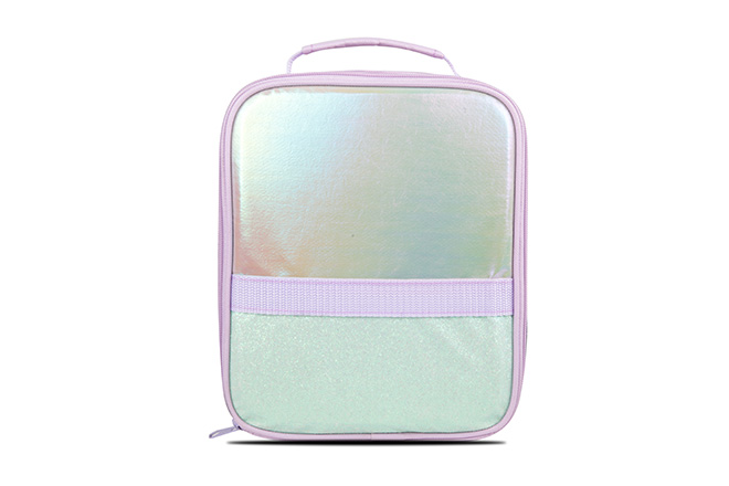 Girl's Small Size Square Lunch Bag Color Icy Purple