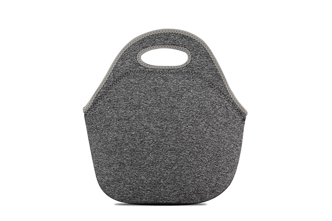 Men's Medium Size Printed Neoprene Lunch Tote Color Grey
