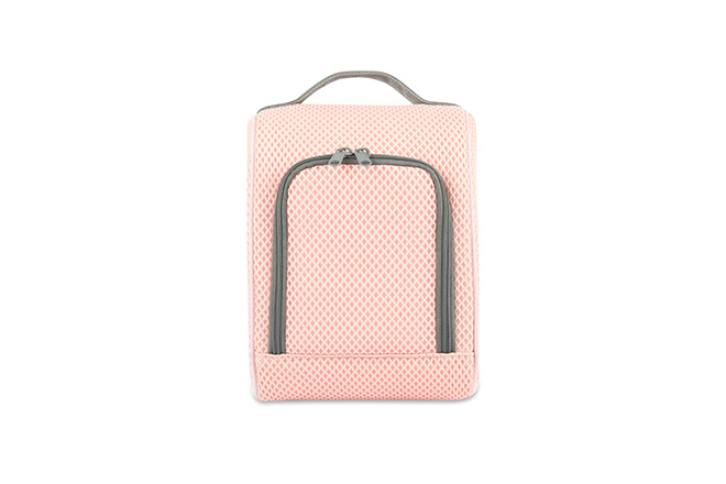 Girl's Small Size Square Lunch Bag Color Pink