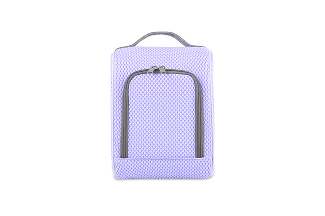 Girl's Small Size Square Lunch Bag Color Purple