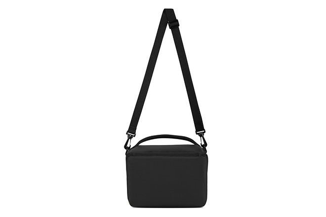 Men's Small Size Cross Body Lunch Bag Color Black