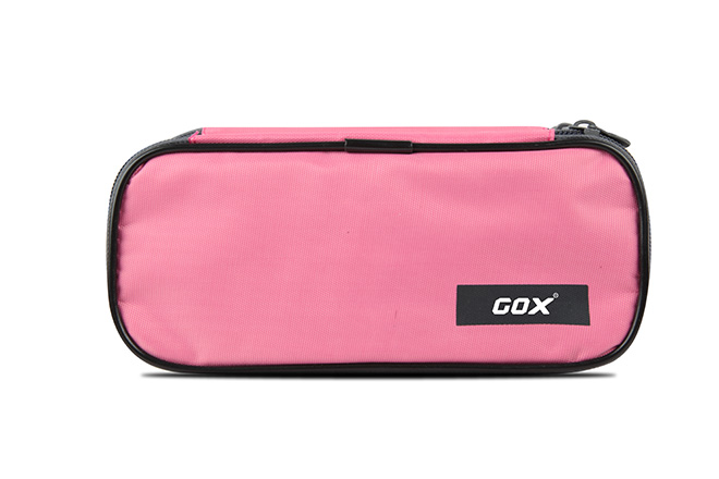Multiple Compartments Rectangular Pencil Case With Triple Zipper Pockets