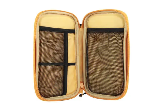 fabric pencil case with grommets