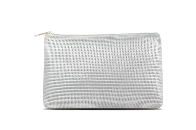 3 ring nylon pencil pouch with mesh window