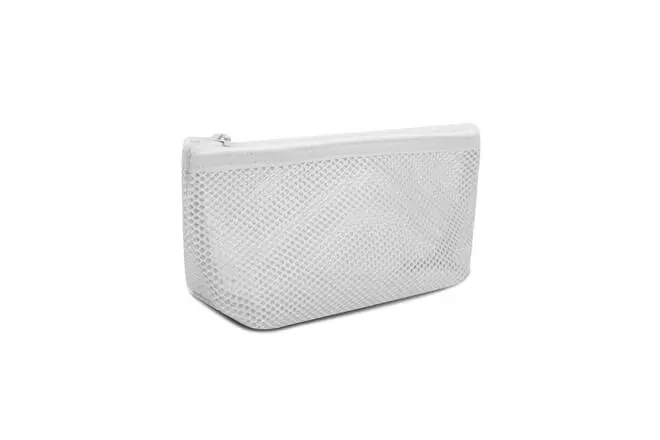 pencil case with mesh pocket