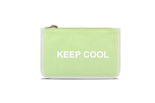 3 ring nylon pencil pouch with mesh window