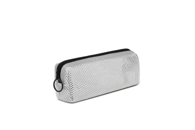 black mesh pencil case