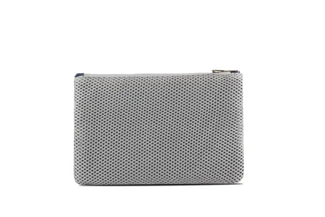 black mesh pencil pouch