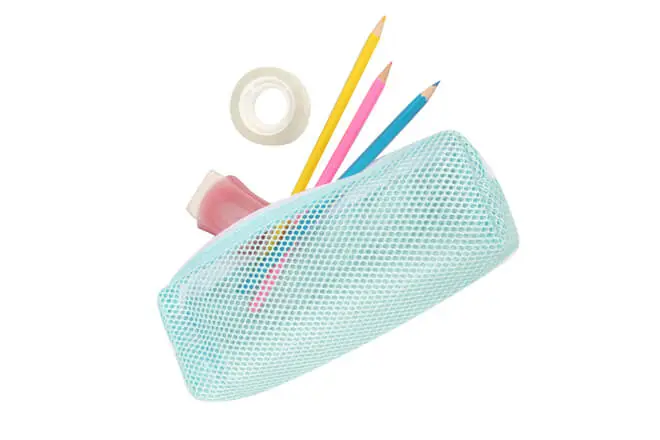 mesh pencil cases