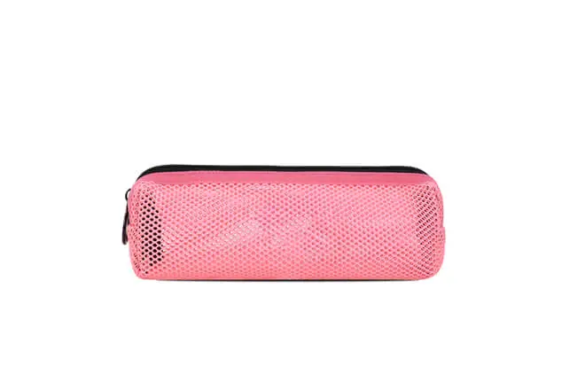 pencil pouch with mesh window