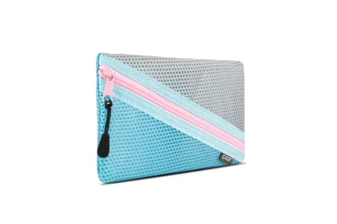 clear flat pencil case