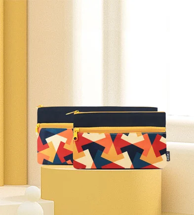 How to Mix and Match the Design of Two Compartments Pencil Case?