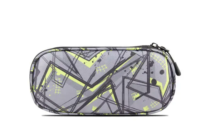 Single Compartment Oval Pencil Case Inside Organizer In Prints