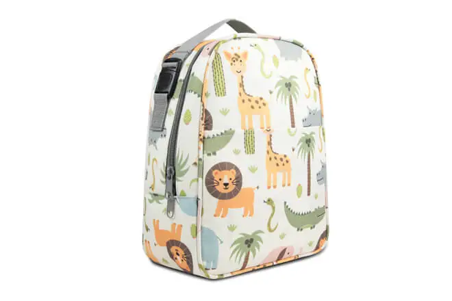 lunch bag with bottom compartment
