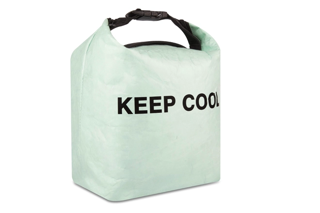 Tyvek® Medium Size Roll Top Lunch Tote Color Mint
