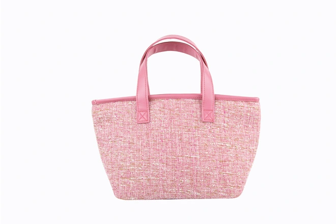 Women's Large Size Blending Lunch Tote Color Rose Pink