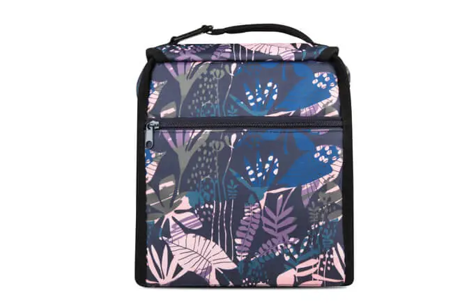 lunch bag with strap and bottle holder