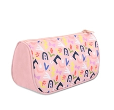 Single Compartment Boat Shape Pencil Case In Prints