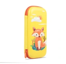Kids Small EVA PU Coated Hard Shell Pencil Case With Debossed Prints