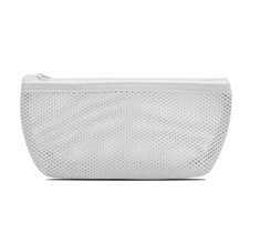 Single Compartment Mesh Boat Shape Pencil Case