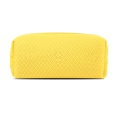 Single Compartment Padded Mesh Square Tube Shape Pencil Case