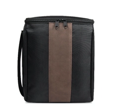 Men's Medium Size Square  Lunch Bag Color Black