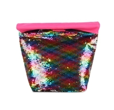 Large Size Rainbow Sequin Roll Top Snack Bag