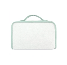 Women's Medium Size Blending Square Lunch Bag Color White