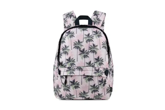 Basic Front Pocket Two Compartments Everyday Casual School Backpack in Prints