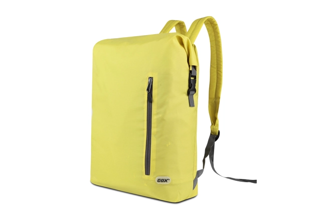 Basic Roll Top Light-weighted Outdoor Sports Backpack With Front Zip Pocket