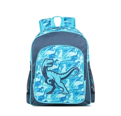 Boy's Primary School Student Backpack with Side Porkets Backpack in Dino Prints
