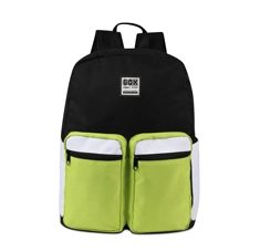 Standard Multiple Compartments Everyday School Bag in Contrast Color