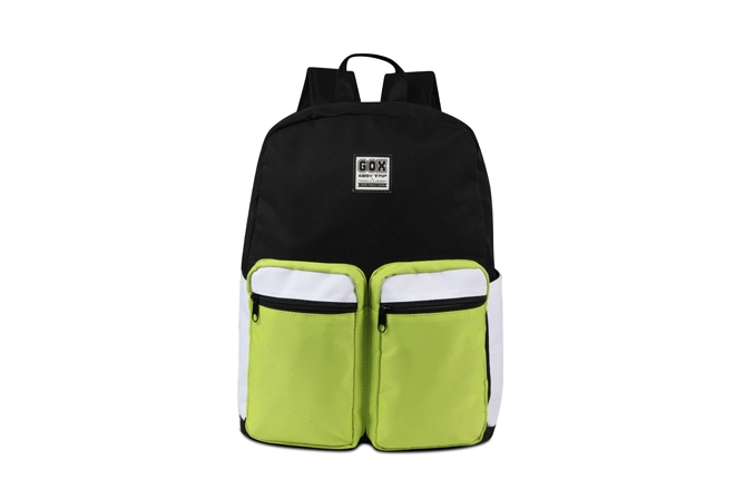 Standard Multiple Compartments Everyday School Bag in Contrast Color