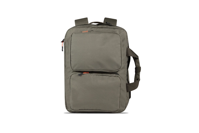 Premium Business 17'' Multiple Compartments 3 Way Use Convertible Laptop Backpack Messenger Laptop Bag