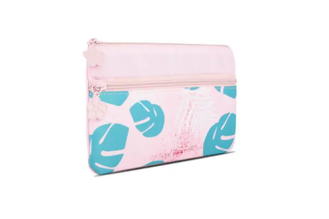 flat clear pencil case