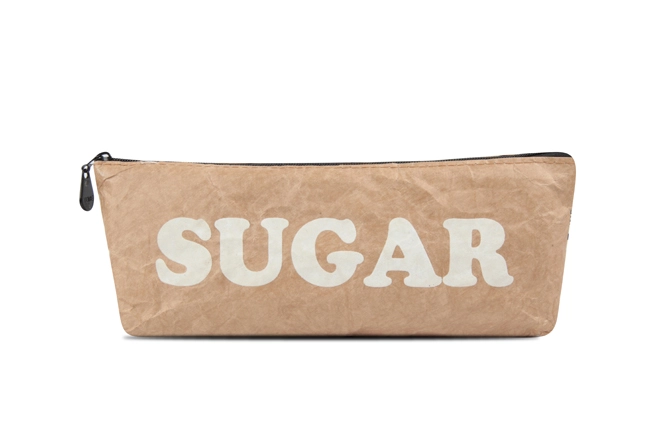 Single Compartment Tyvek® Boat Shape Pencil Case With Slogan