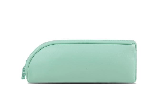 Single Compartment Recycled PU Boat Shape Pencil Case