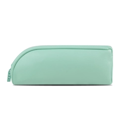 Single Compartment Recycled PU Boat Shape Pencil Case