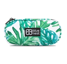 Single Compartment oval Pencil Case With Inside Organizer In Prints