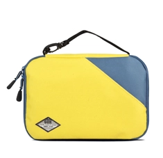 Large Tech Device Bag with Interior Organizer Color Block